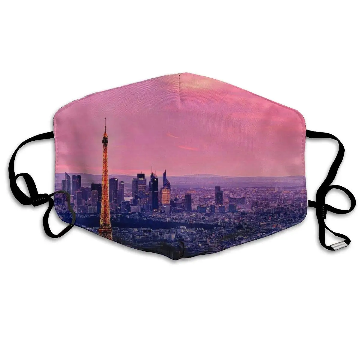 

Dustproof Washable Reusable Eiffel Tower Wallpapers Mouth Cover Mask Protective Warm Windproof Mask