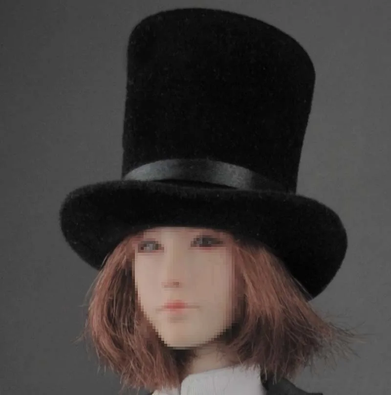 

1/6 Scale Female Soldier Top Hat Cap Model for 12in Action Figure Accessories Collection Toy
