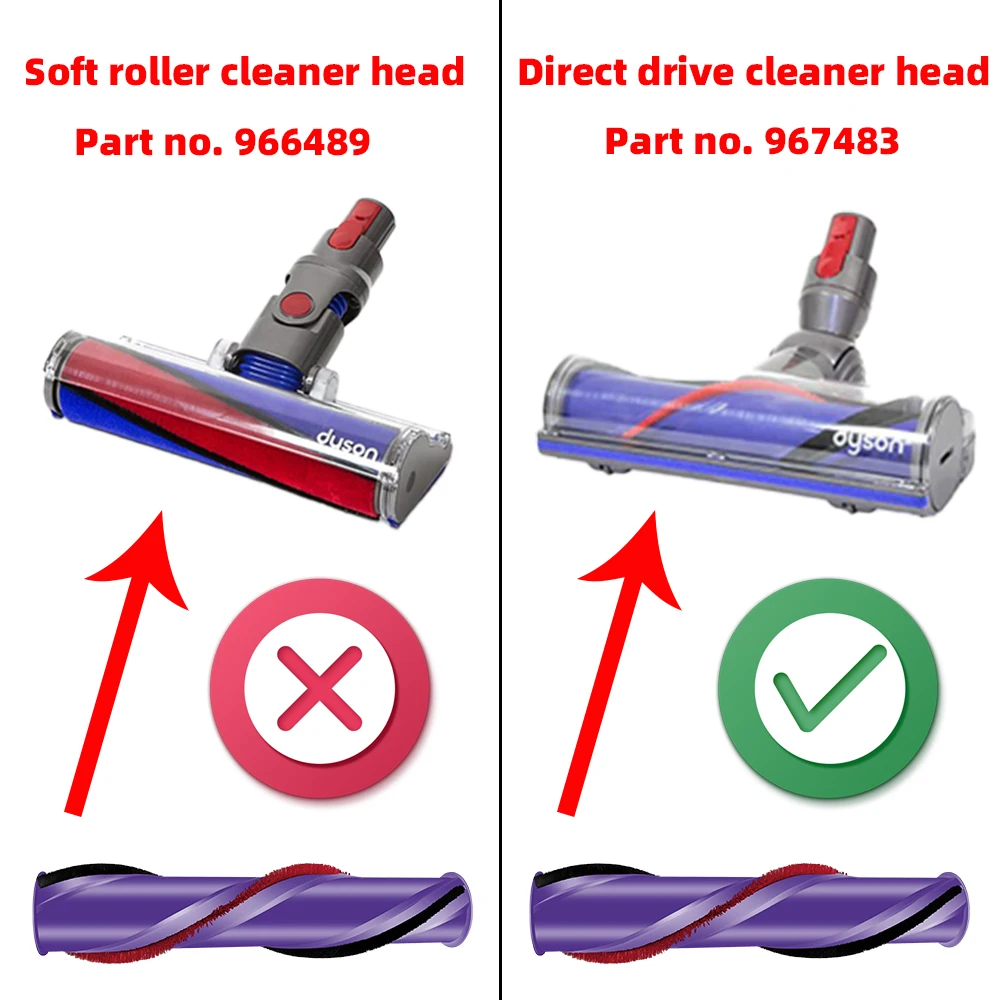 Замена рулона щетки для Dyson New V7/V8 аксессуары аксессуаров рулон из углеродного