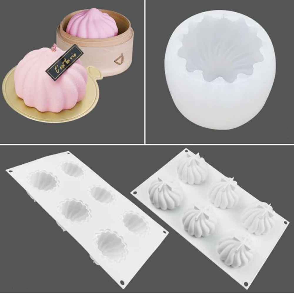 

Silicone Mousse Cake Mould Mousse Dessert Molds Chiffon Cakes Molds for Baking Tool Silikonowe Moule Baking Pastry Chocolate Pan