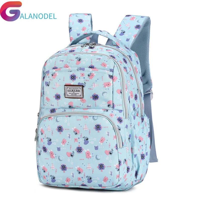 Большой Вместительный милый школьный рюкзак с принтом для девочек Детский на