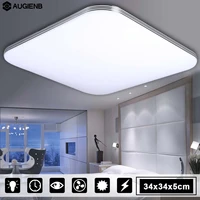 2pcs 34x34cm 1600lm 16w led ceiling lights modern lamp living room lighting fixture bedroom kitchen surface mount flush panel