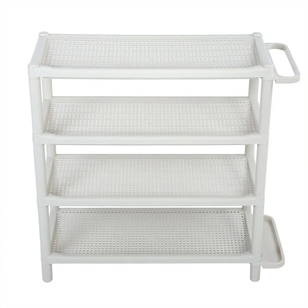 Современный 4 слоя Пластик ванная комната угловая полка для хранения Организатор