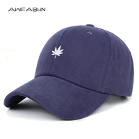 new baseball cap embroidered maple leaf 100 cotton duck tongue hat men women adjustable travel cap snapback hats 2020 wholesale
