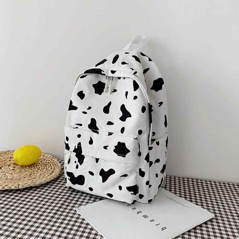 

2021 New Women Men Print Backpack Students Schoolbag Large Daypack Shoulder Bag Rucksuak