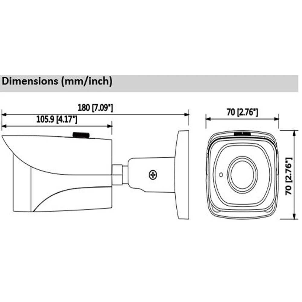 Dahua оригинальная IPC-HFW4830E-S 4K 8MP POE Bullet IR40m IP67 камера безопасности английская
