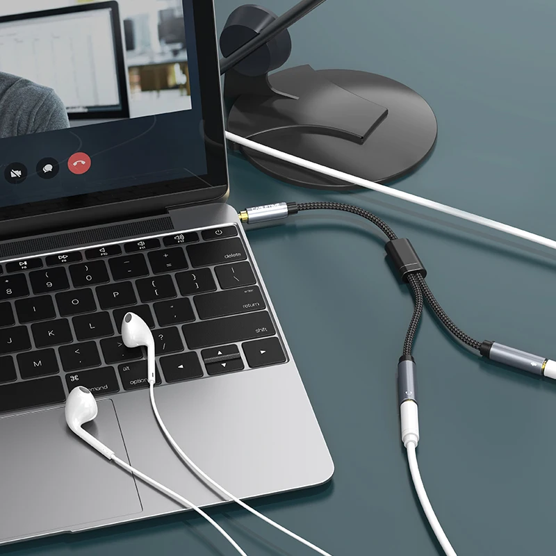 Cabletime 3 5 мм 4 Apple наушники разветвитель аудио кабель угловой штыревой соединитель