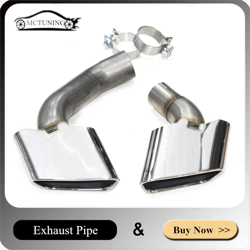 

1 Pair F16 F15 Muffler Tip For BM-W X5 F15 X6 F16 Update To X5M X6M 2014-2019 Stainless Steel Exhaust Pipe Rear Nozzles