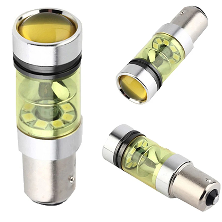 

100W 12V 1156 1157 3156 T25 3157 LED Car Fog Lamp Bulb Auto DRL Daytime Reversing Backup Parking Signal Light