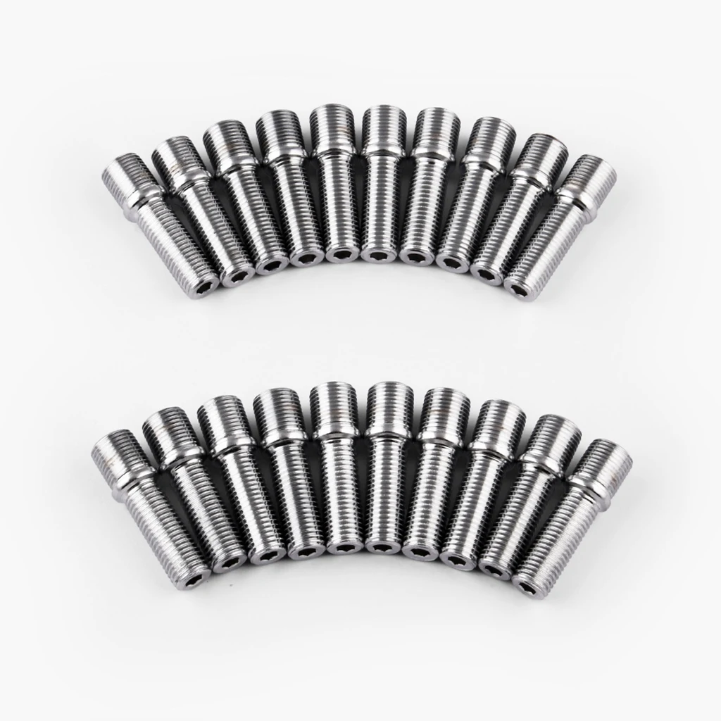 

20x M14*1.5 To M12*1.5 50MM Long Wheel Stud For German Cars