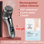 Электрическая пилка для ног, отшелушивающий аппарат для удаления мозолей и пяток, педикюрная шлифовальная машинка для ног, маска для ног pedi vac Free