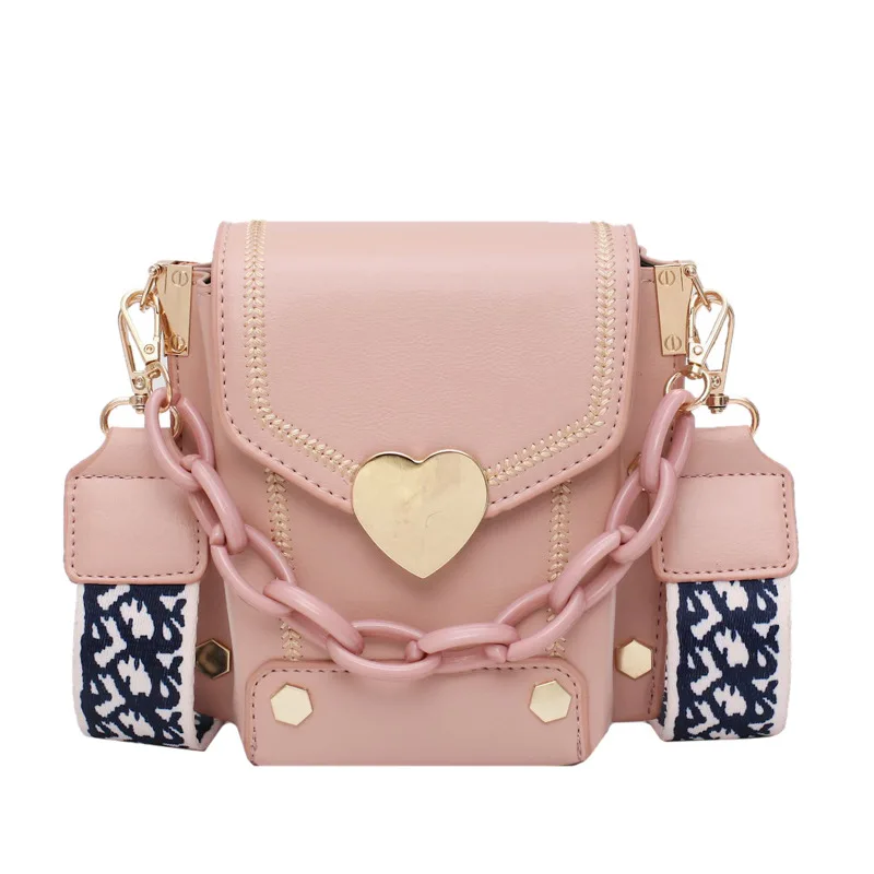 

French niche new net red Joker broadband shoulder messenger bag fashion texture small square bag