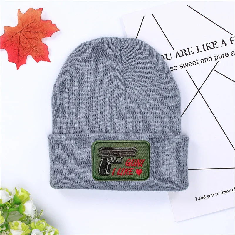 

Женская трикотажная зимняя шапка унисекс в стиле хип-хоп