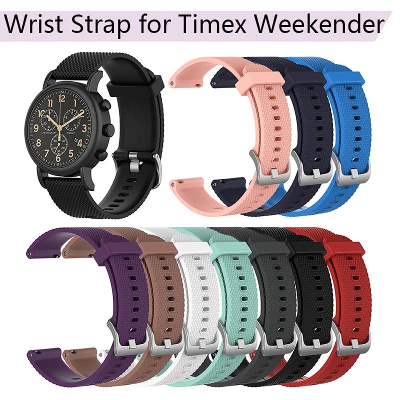 Ремешок для часов Timex Weekender Expedition Универсальный спортивный ремешок силиконовый