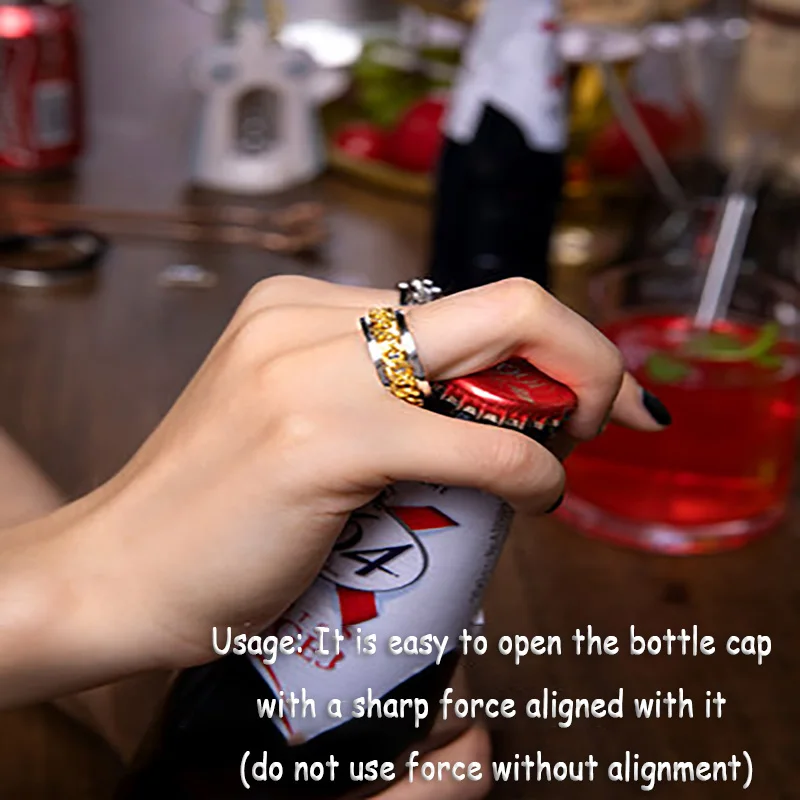 Цепочка из титановой стали превращает кольцо в красную сетку чтобы открыть для