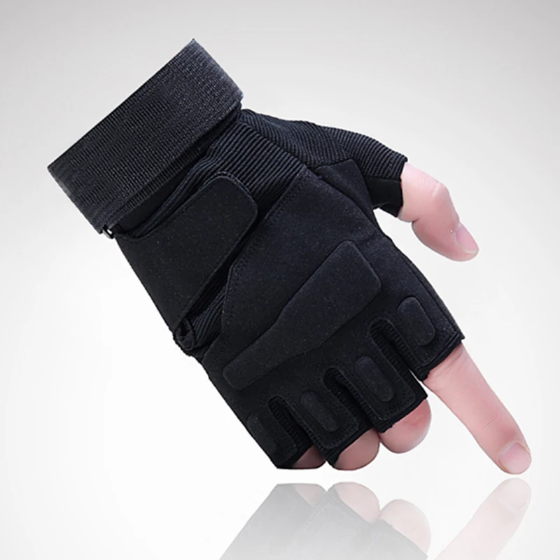 Тактические армейские военные перчатки наружные полупальцевые для сенсорного