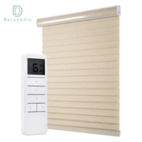 decopedia zebra blinds motorized higher class remote electric roller blinds curtain for windows bedroom office