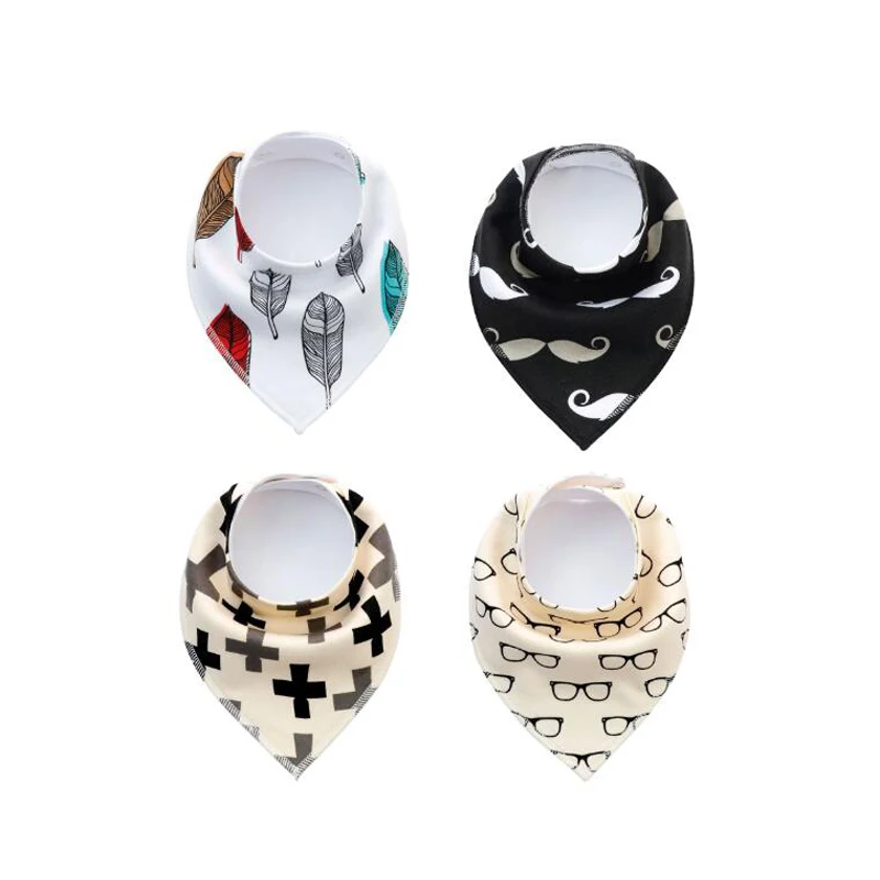 4 шт./стандартная бандана для собак нагрудник шарф хлопковые мягкие Аксессуары