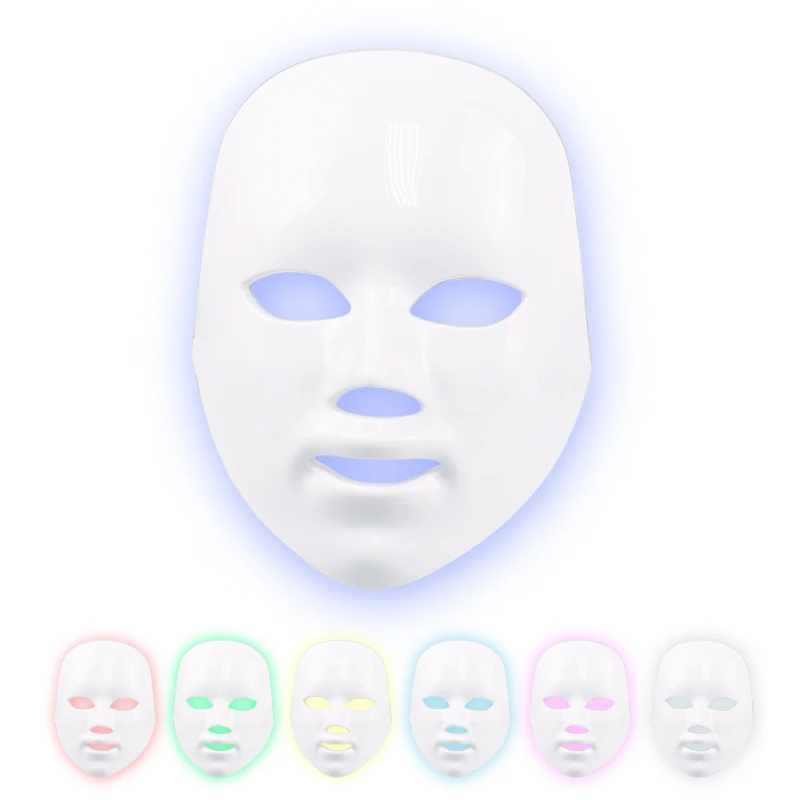Светодиодный светильник для омоложения кожи лица 7 цветов|Светодиодная маска