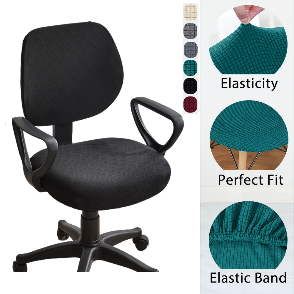 

Elastic Split Chair Cover Office Chair Covers Rotating Lift Armchair Slipcover Washable Computer Seat Protector Silla Gamer