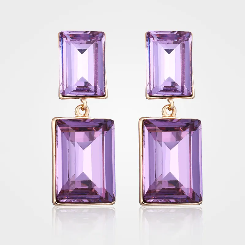 Женские квадратные висячие серьги MAIKALE большие классические подвески с