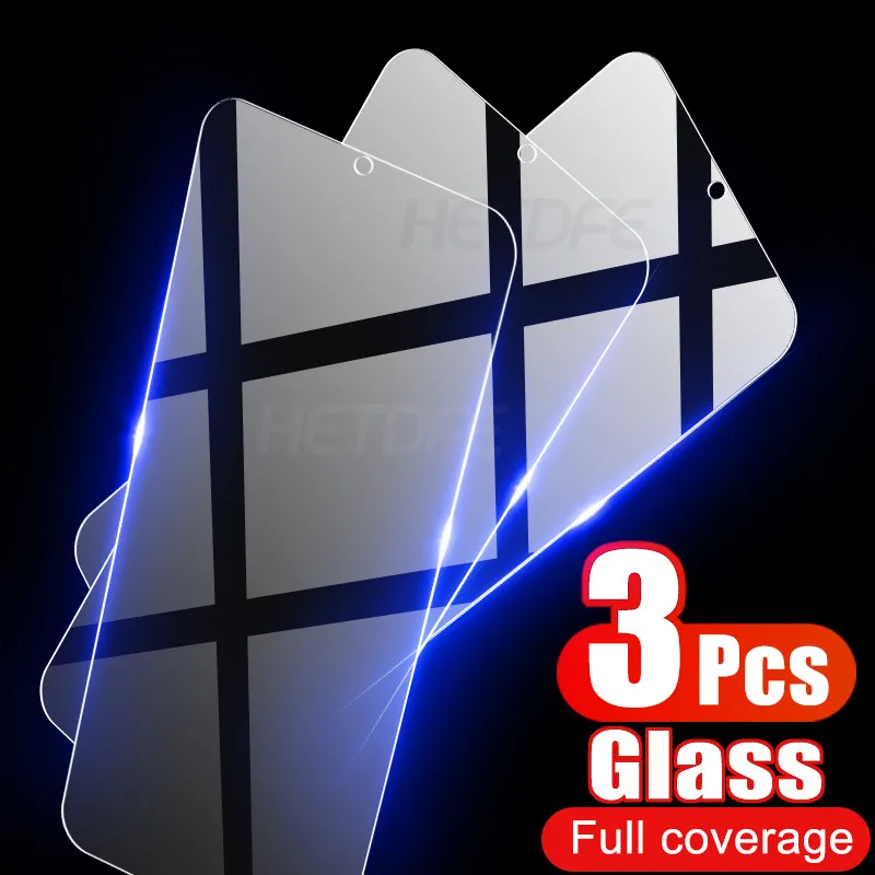 

3Pcs Tempered Glass For Xiaomi Mi 10 9 8 SE 10T Lite Pro 9T Screen Protector Xiaomi Mi 6X 5X X3 NFC F2 Pro F1 CC9E Play 10 Glass
