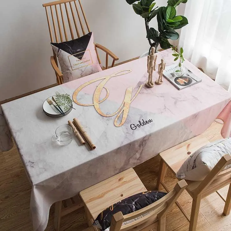 Водонепроницаемая скатерть с тропическими банановыми листьями декоративное