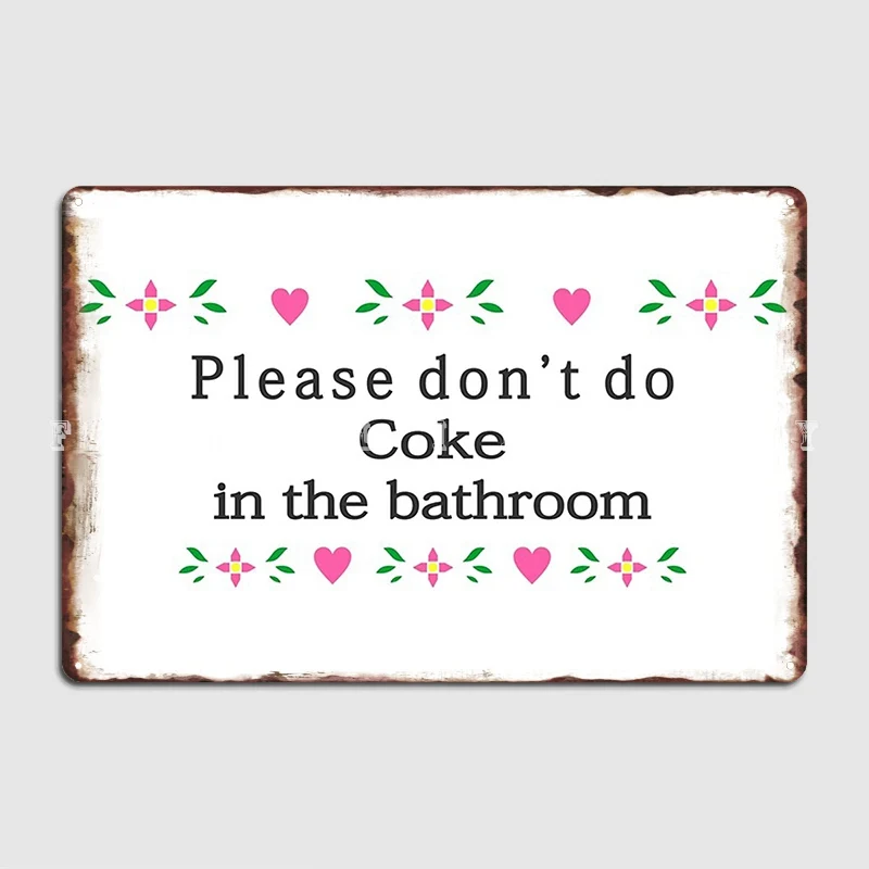 

Пожалуйста, не делайте Кокс в ванной, постер, металлическая табличка для кинотеатра, проектирование стен, Декор, жестяные Плакаты для вывесо...