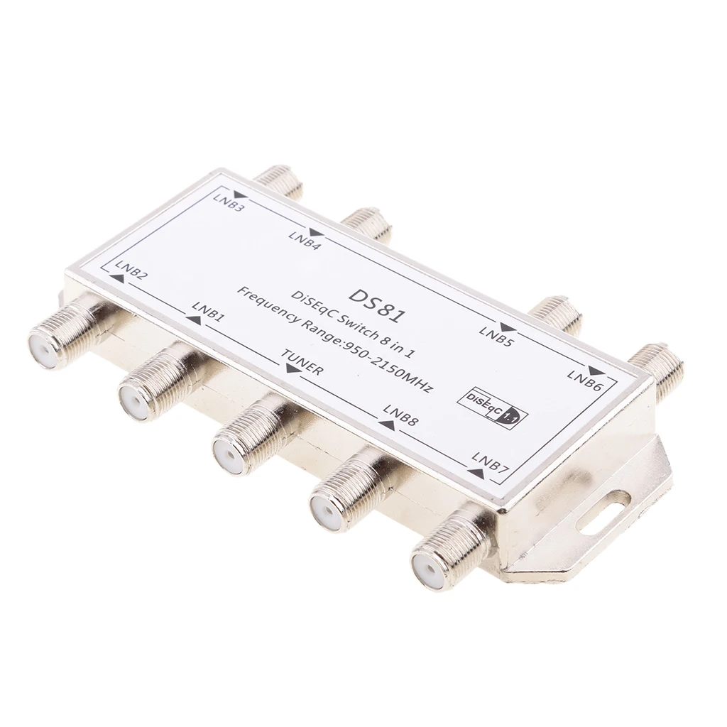 Совершенно новый 8x1 DiSEqC переключатель 8 в 1 Satellite LNB MultiSwitch|diseqc switch 8|multiswitch diseqcmultiswitch