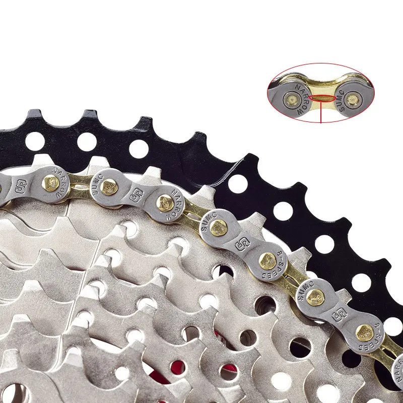 Цепи для горного велосипеда 8/9/10/11 скоростей 116 звеньев S8/S9/S10L/S11L | Спорт и