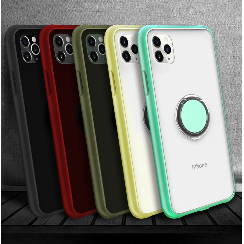 Новый чехол для iPhone 11 на магните с отделениями карт телефона кольцевым Пряжка Pro/11