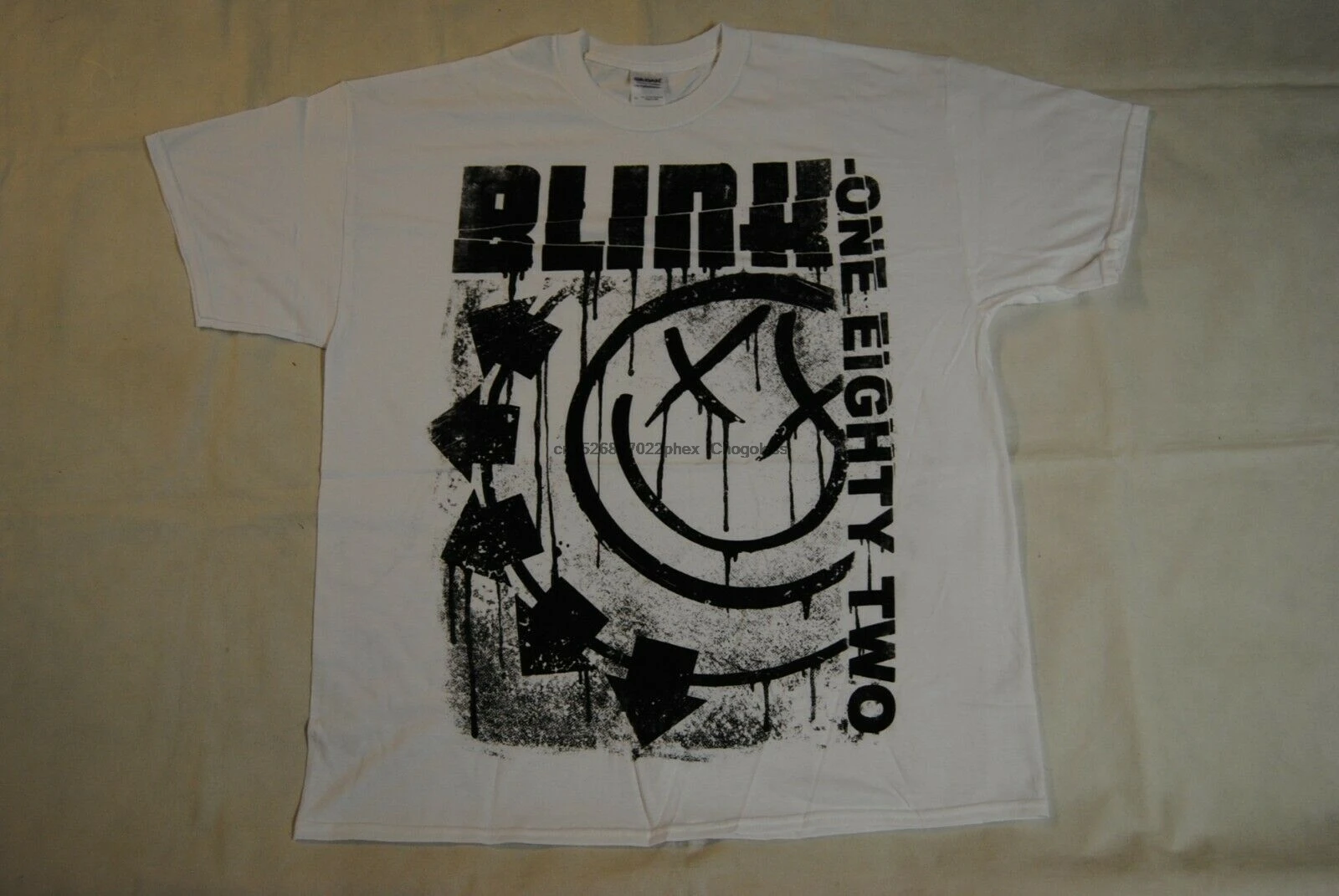 Новинка Официальная футболка BLINK 182 с распылителем граффити и стрелами|Мужские