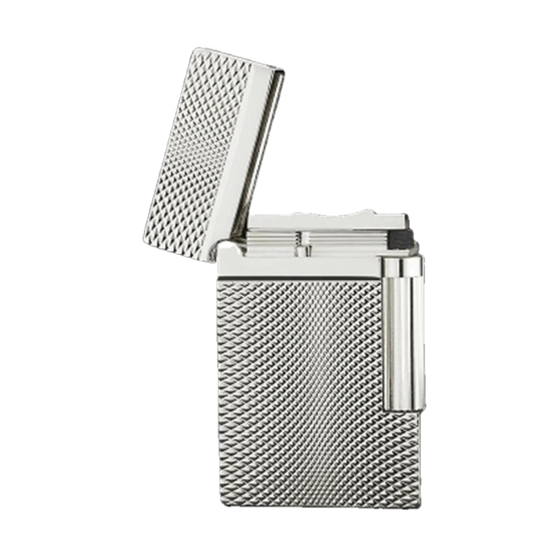 

New Business Metal Gas Lighter Compact Jet Butane Flint Lighter Butane PING Bright Sound Cigarette Lighter Inflated Men Gift