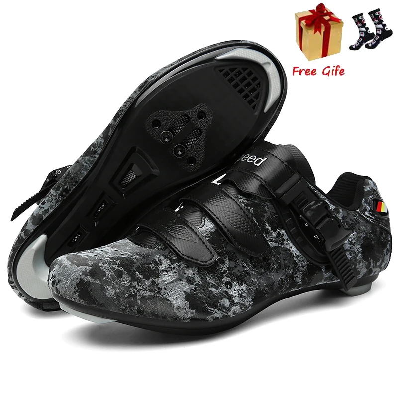 2021 SPD Speed Cycling Flat Shoes MTB Road Men Sports Winter Route Cleat Dirt Bike Sneaker Racing Women Bicycle Mountain Biking