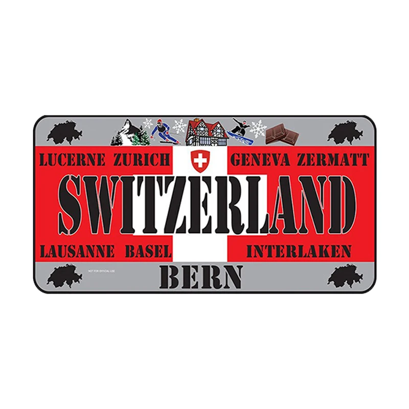 

Винтажный металлический постер с флагом CQDM DECOR 15х30 см