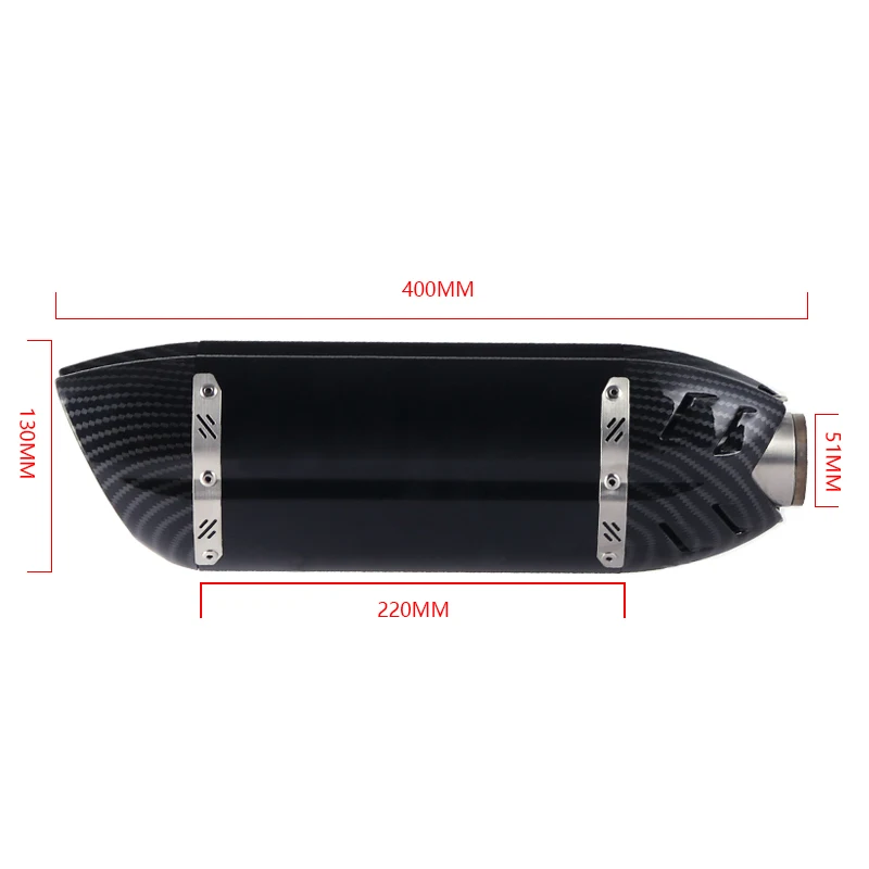 

Motorcycle Full Exhaust System Muffler Escape Modified Contact Middle Link Pipe Tube Slip On For Honda CBR300 CBR250R 2011-2019