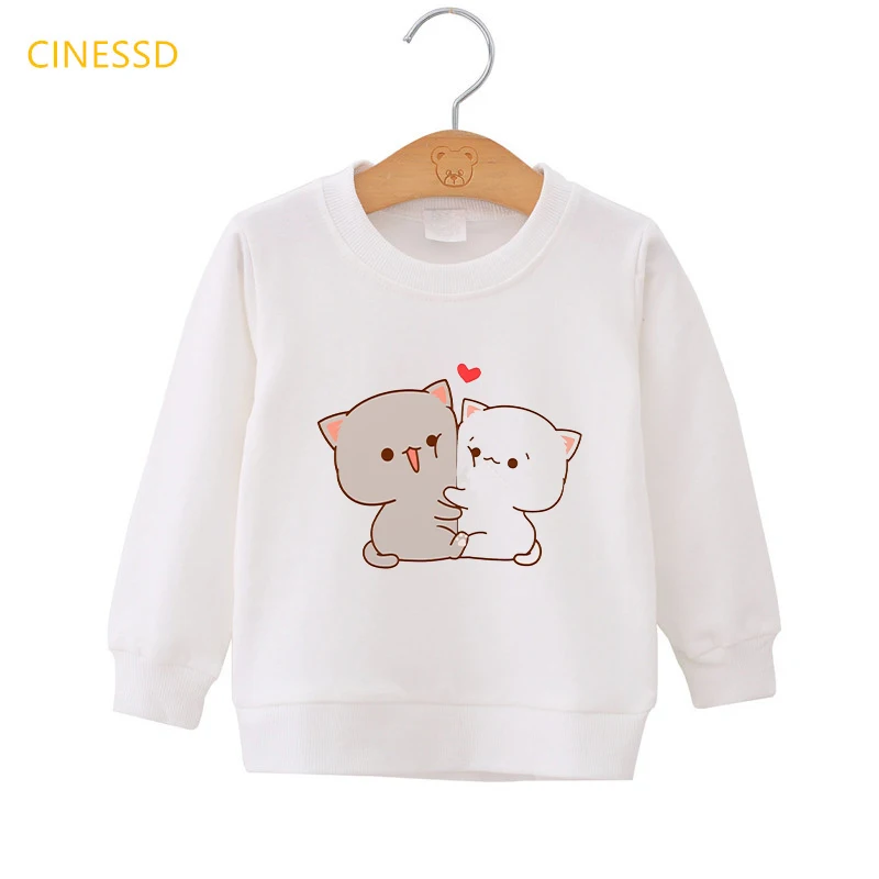 

Детская толстовка для девочек, черный топ для танцев меланина для влюбленных, весенне-осенне-зимний свитшот, Детская бархатная одежда, подарок на день рождения