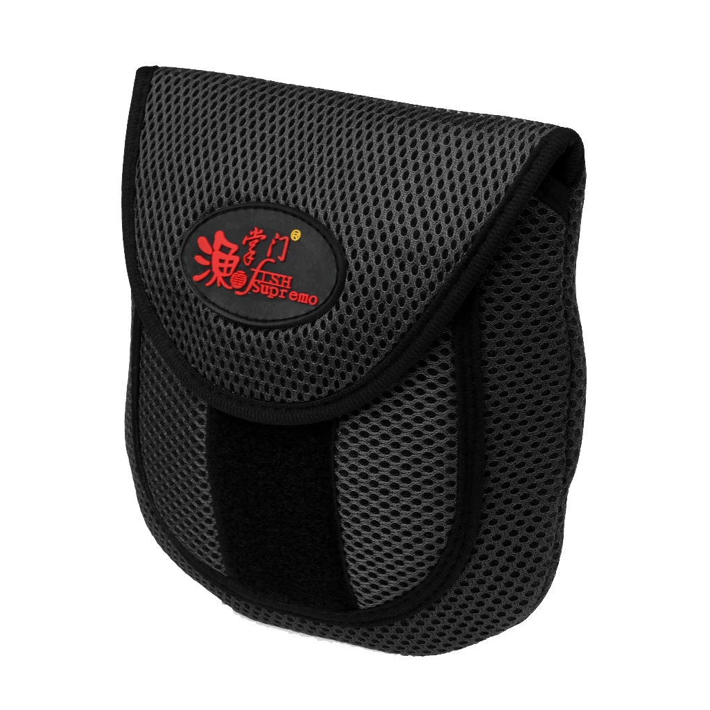 Черный/синий чехол для рыболовной катушки хранения сумка рыбалки на открытом