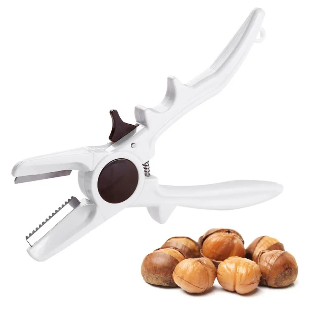 

Kitchen Nut Sheller Clip Tool Clamp Plier Cracker Zinc Alloy Nutcracker Sheller