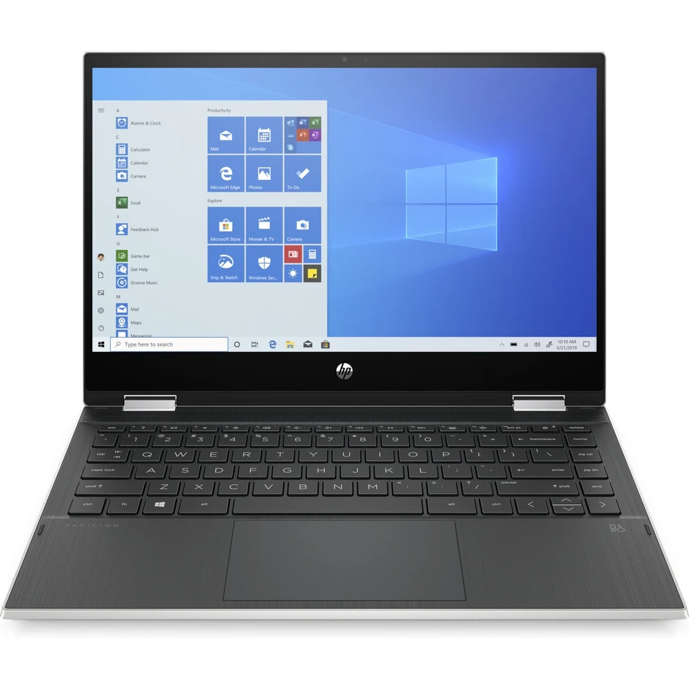 Ноутбук 14&quot FHD Touch HP Pavilion x360 14 dw1006ur silver (Core i3 1115G4/8Gb/256Gb SSD/VGA int/DOS) (2X2R1EA)|Ноутбуки| |