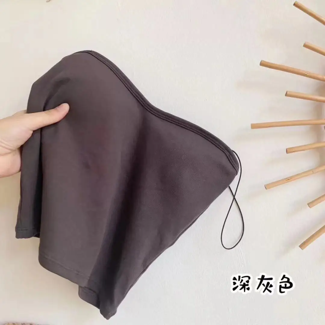 

Ladies cotton camisole invisible belt pure cotton beautiful back wrapped chest tube top underwear women TB507