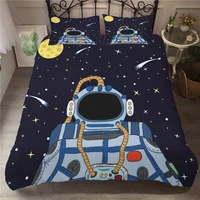 3d bed cover set astronaut costume quilts and bedding sets childrens bed linen with pillowcases