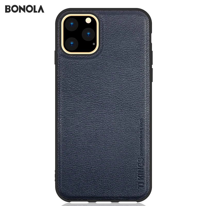 Bonola первый слой воловьей кожи чехол для iPhone 11/11Pro/11ProMax высококачественный