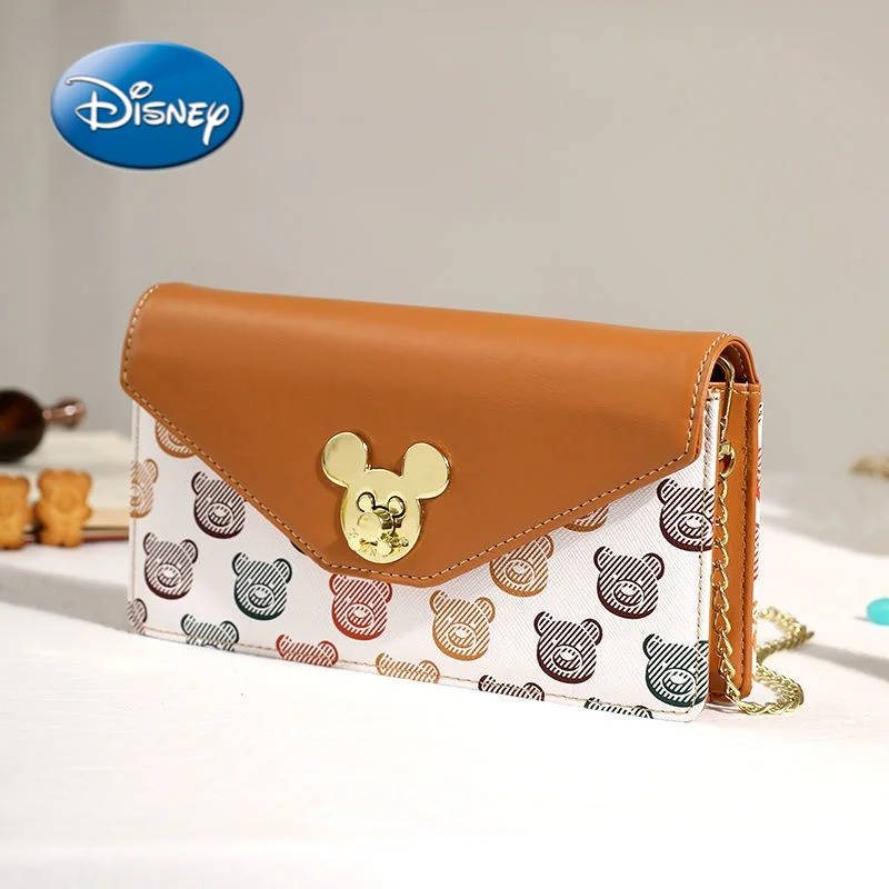 

New Disney Bag Mickey Cartoon Print WomanPU Shoulder Bag Messenger Bag Handbag Tote Bag Shopping Bag Female Bag Trend In 2021