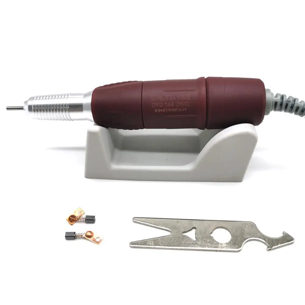 1pcs 120 Handpiece 35000 об/мин сильный 210 120 микромотор наконечник сильный 207B блок управления электрический сверлильный станок для ногтей маникюрный набор оборудование для дизайна ногтей - Цвет: 1pcs 120 Handpiece