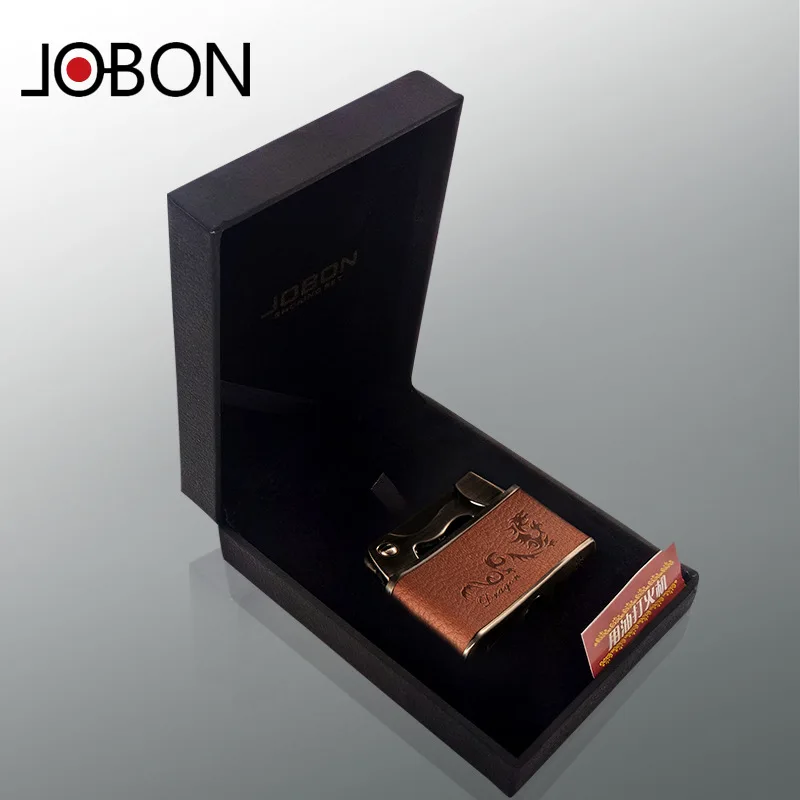 Jobon ветрозащитная зажигалка супер тонкая медная чистая креативная ретро старая