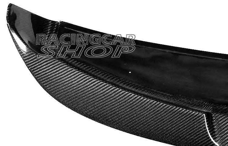 Реальные углеродного волокна задний спойлер на крыло крышу пригодный для Smart Fortwo