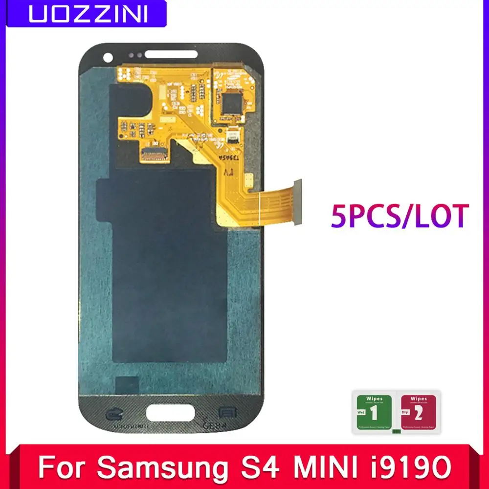 5 шт./лот Super AMOLED для samsung Galaxy S4 Mini I9190 i9192 i9195 ЖК дисплей 100% протестированный