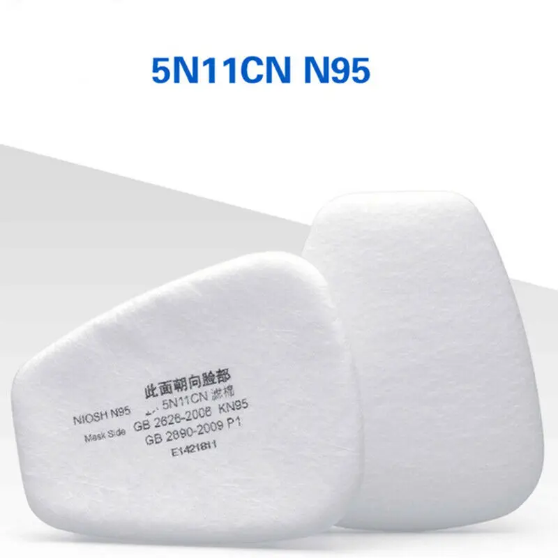 

20X 5N11 Cotton Filter Safety Protect Replacement for 6200 6800 7502 Respirator