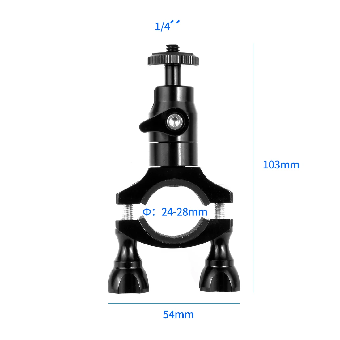 Держатель для крепления на руль мотоцикла зажим 360 градусов GOPRO 7 6 5 запасные части